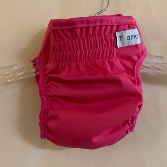 Teamoy Reusable Wrap Diapers for Male Dogs, Washable Puppy Belly Band Pink Small - Picture 2 of 12